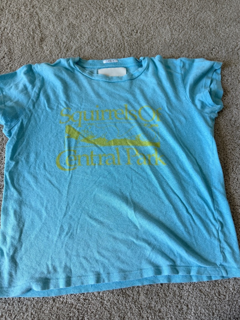 The Sinful Squirrels of Central Park T-Shirt in blue